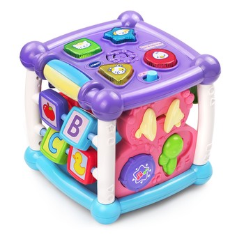 Open full size image 
      Busy Learners Activity Cube™- Purple
    